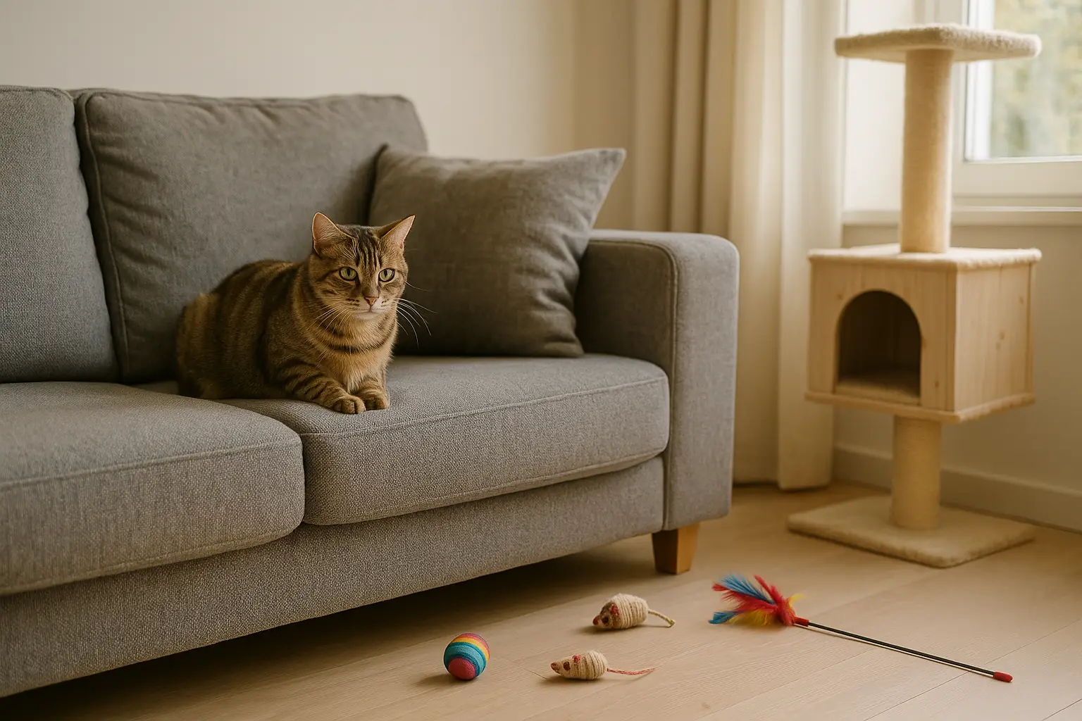 Leaving Your Cat Home Alone.
